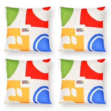 18 x 18 Inch Square Throw Pillows with Removable and Washable Velvet Pillow Cases
