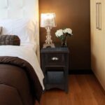 2 Pieces Retro Narrow Tiered End Table with Drawer and Storing Shelf