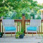 21 Inch x 21 Inch Patio Chair Seat Cushion Pads for Indoor and Outdoor