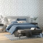 40-Pack 3D Wall Panels with Decorative Diamond Patterns
