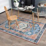 5 x 7 Inch Non-Shedding Distressed Vintage Indoor Area Rug