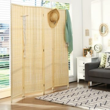6 ft 4 Panel Portable Folding Room Divider Screen