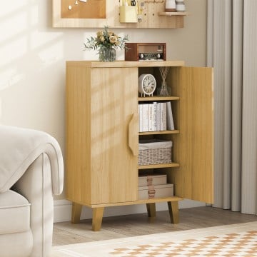 Buffet Cabinet with Double Doors and Raised Legs