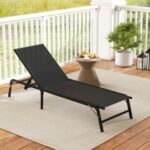 Chaise Lounge Chair Set of 2 Foldable Patio Lounge Chairs