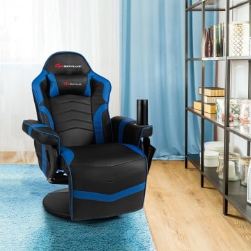 Ergonomic High Back Massage Gaming Chair Gaming Recliner with Pillow Ergonomic High Back Massage Gaming Chair Gaming Recliner with Pillow