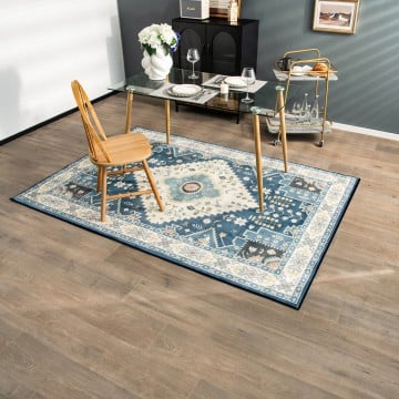 Faux Wool Fabric Area Rugs Doormat