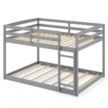 Full Over Full Bunk Bed Low-to-ground Bunk Bed