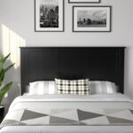 Full Size Wood Headboard with Pre-drilled Holes and Height Adjustment