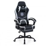 Gaming Chair Height Adjustable Computer Chair with Headrest Ergonomic Office Task Chair