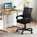 Mid-Back Mesh Office Chair Ergonomic Computer Chair with Lumbar Support