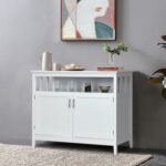 Modern Practical Wooden Kitchen Lockers with Large Storage Space