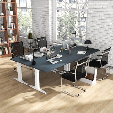 Office Guest Chairs Set of 4 with Metal Sled Base and Armrests