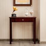 Small Space Console Table with Drawer for Living Room Bathroom Hallway