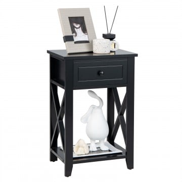 Sofa Side End Table with Drawer and Shelf Sofa Side End Table with Drawer and Shelf